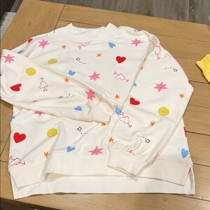 Old Navy Kids Sweatshirt with Colorful Patterns